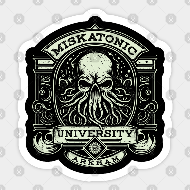 Orne Library - Miskatonic University Stickers Sold By ReynaDClarke